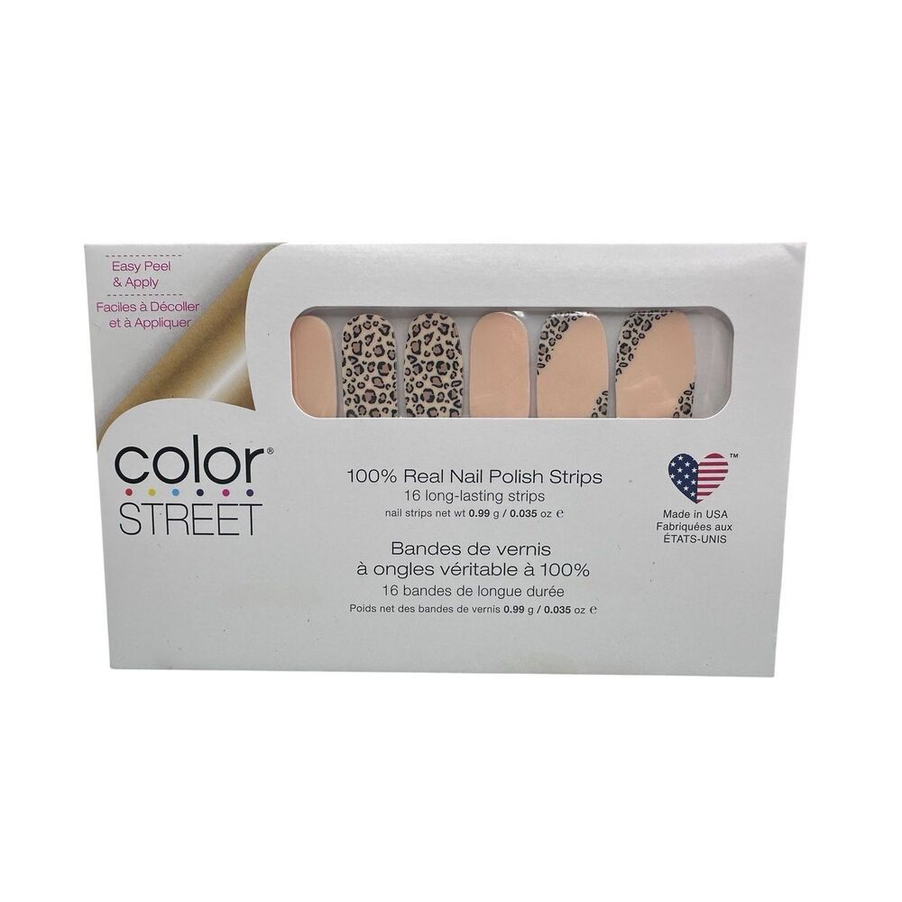 New Sealed Color Street Nail Polish Strips 16 Count Trend Spotted USA